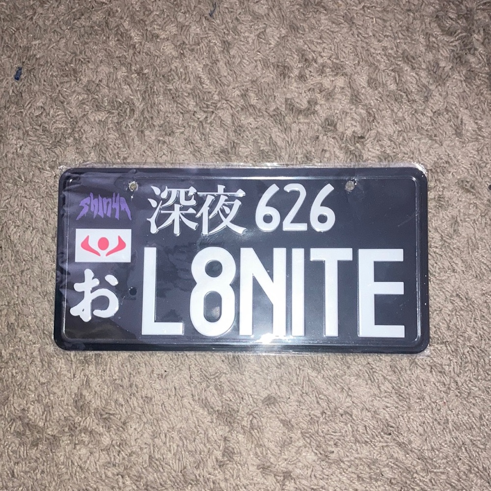 Zuimez L8NITE Liecence plate (READ DESC)